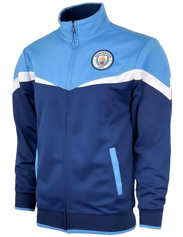 Amazon.com: Boy's Manchester City Jacket With Zipper pockets